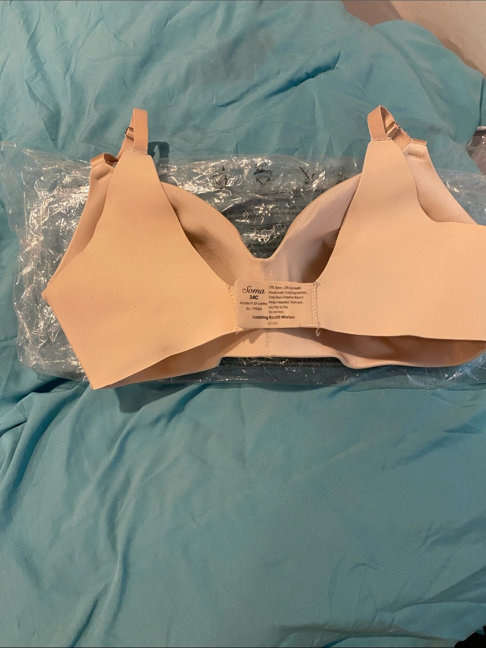 Worn once great soma no rites y shirt bra smoothing - Picture 2 of 3